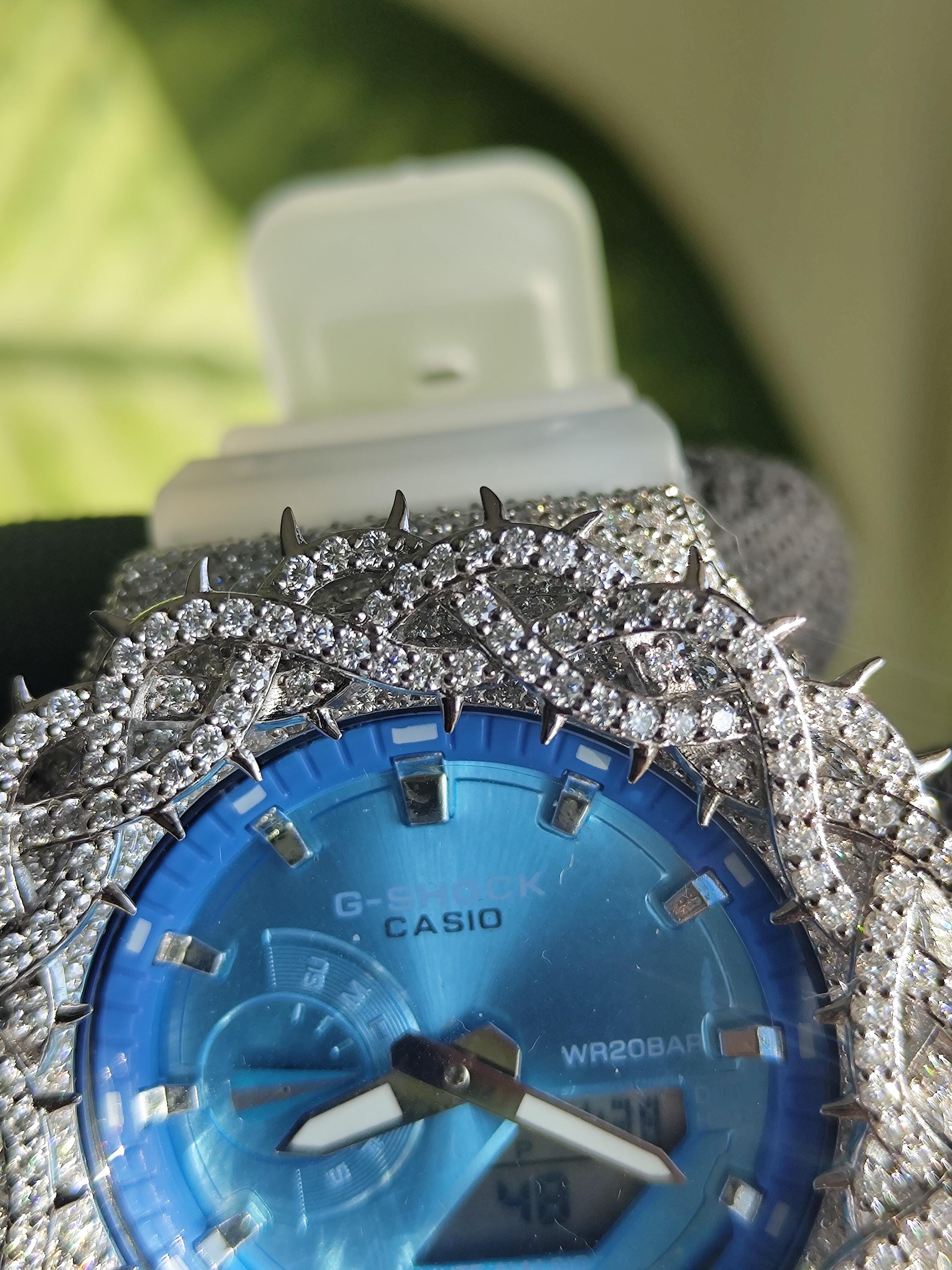 Custom thorn Watch: VVS Moissanite full iced out Thorn Design by silvoura