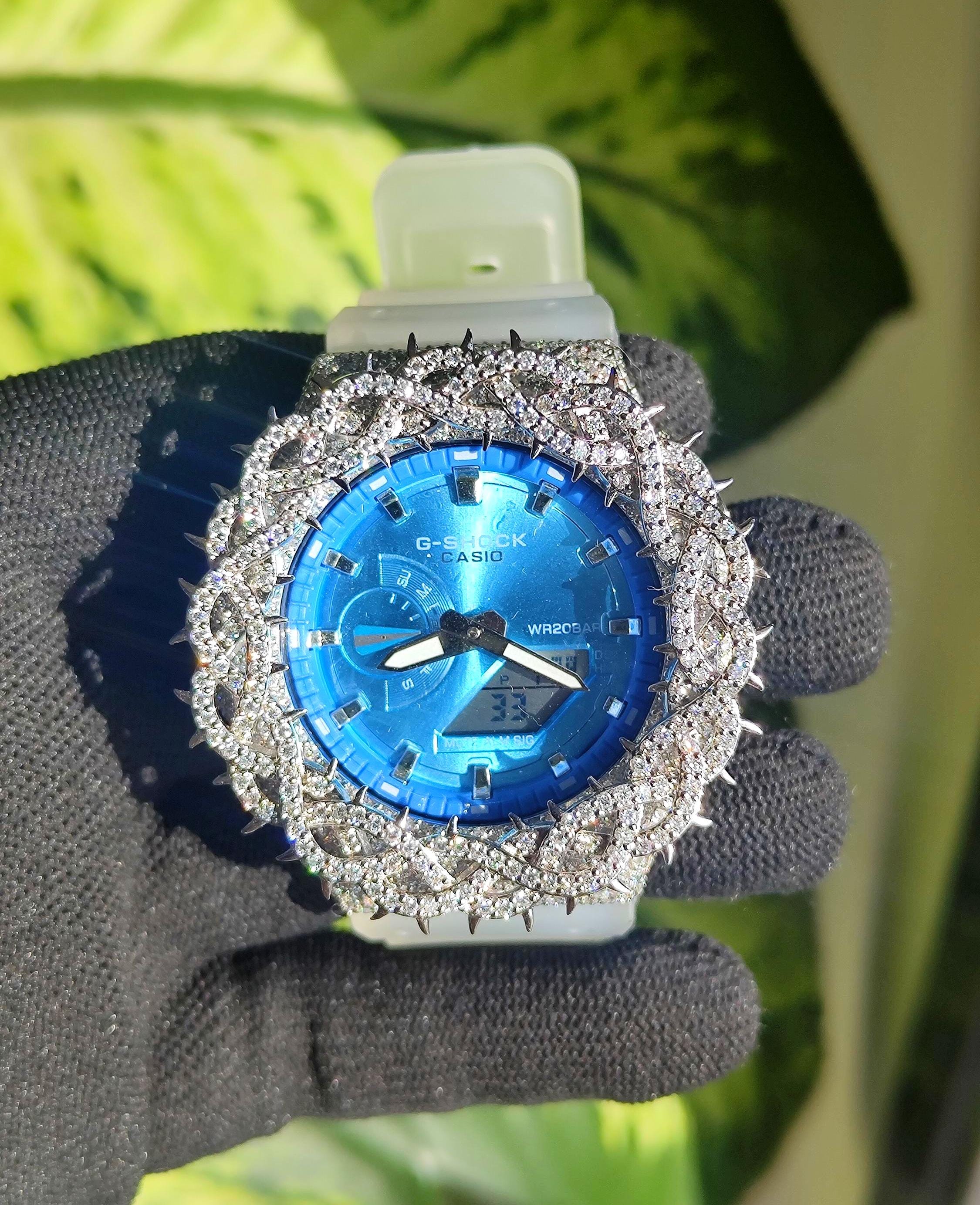 Custom thorn Watch: VVS Moissanite full iced out Thorn Design by silvoura