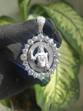 Iced Out Jesus Pendant: VVS Moissanite 925 Sterling Silver Hip Hop