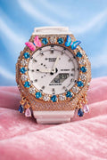 Custom Iced Out Butterfly Moissanite Watch