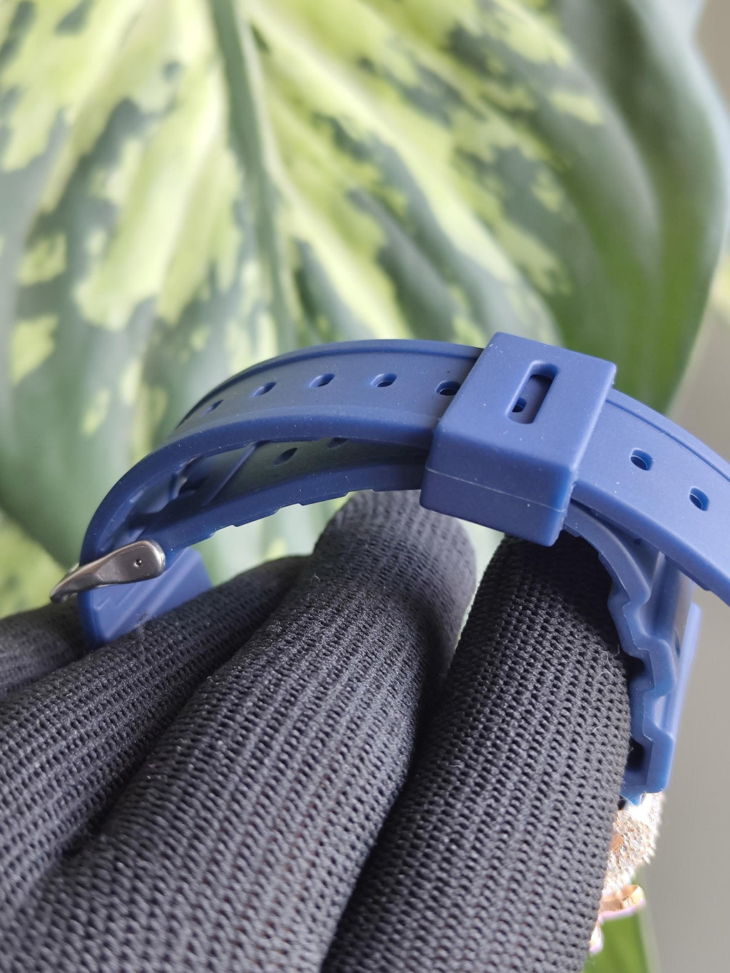 Custom Iced Out Watch: VVS Moissanite, Blue Dial by Silvoura