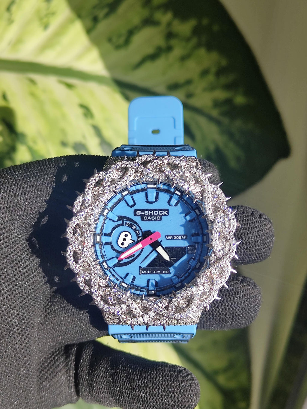 Custom thorn Watch: VVS Moissanite full iced out Thorn Design by silvoura