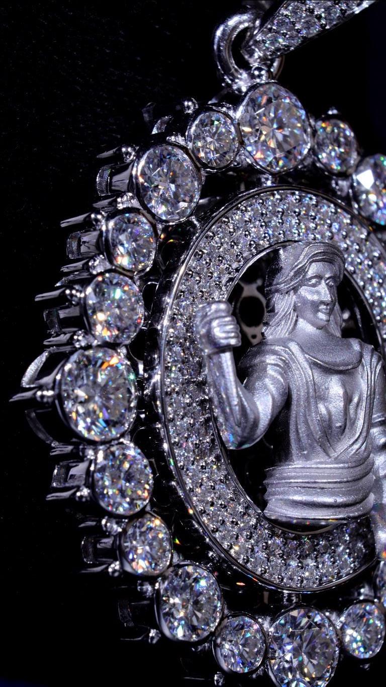 Iced Out Jesus Pendant: VVS Moissanite 925 Sterling Silver Hip Hop