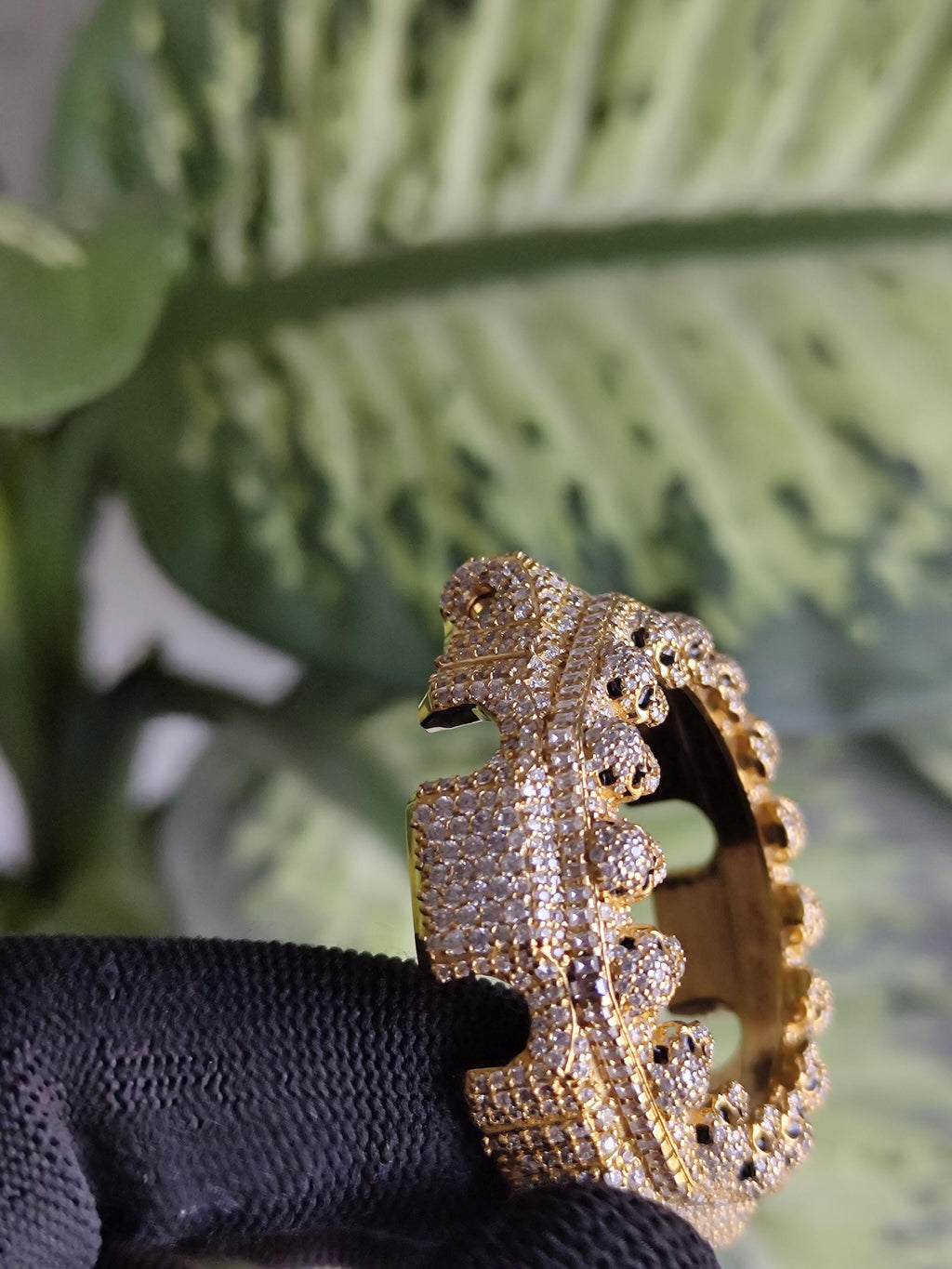 Custom Iced Out  G Shock GA2100 : VVS Moissanite, SKULL bezel by Silvoura