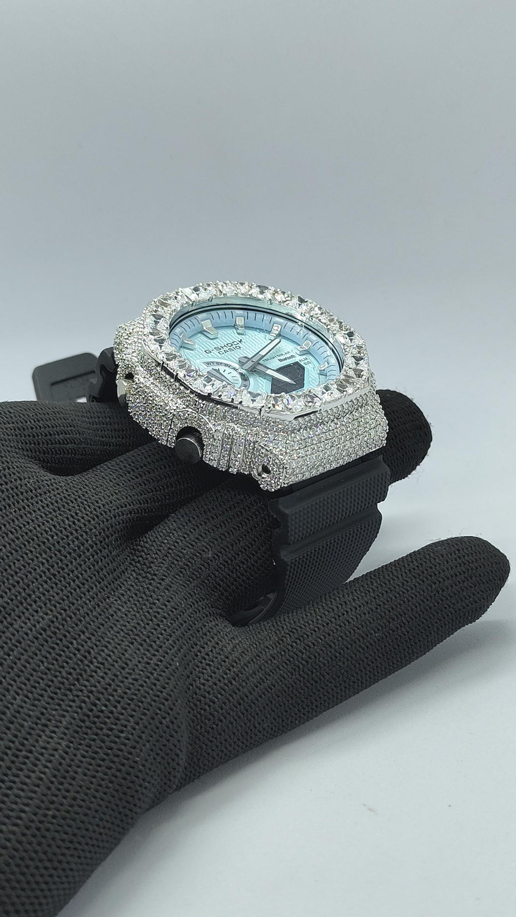 Custom Iced Out Watch: Multishape  Gemstone Luxury Watch Design by silvoura