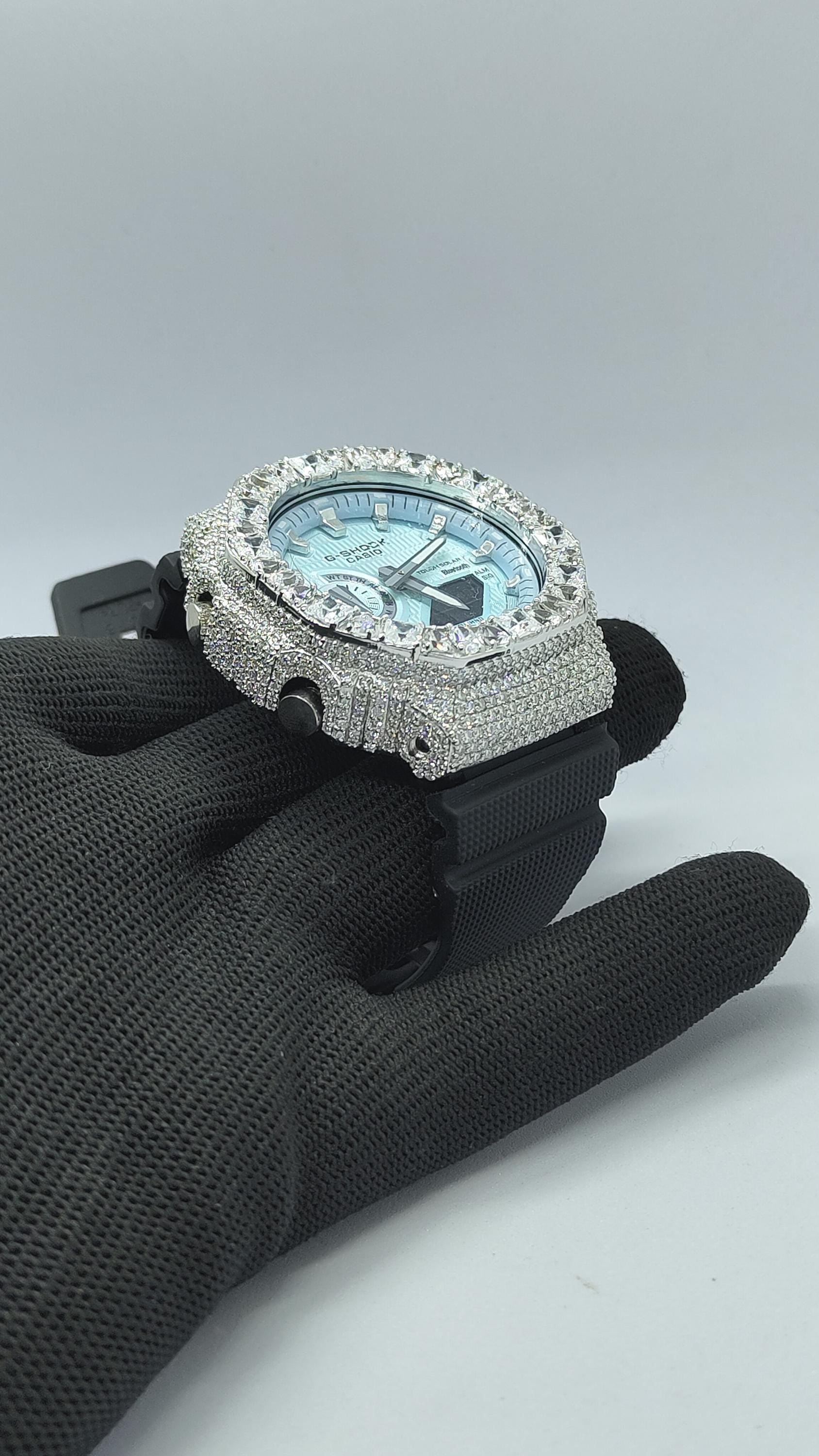 Custom Iced Out Watch: Multishape  Gemstone Luxury Watch Design by silvoura
